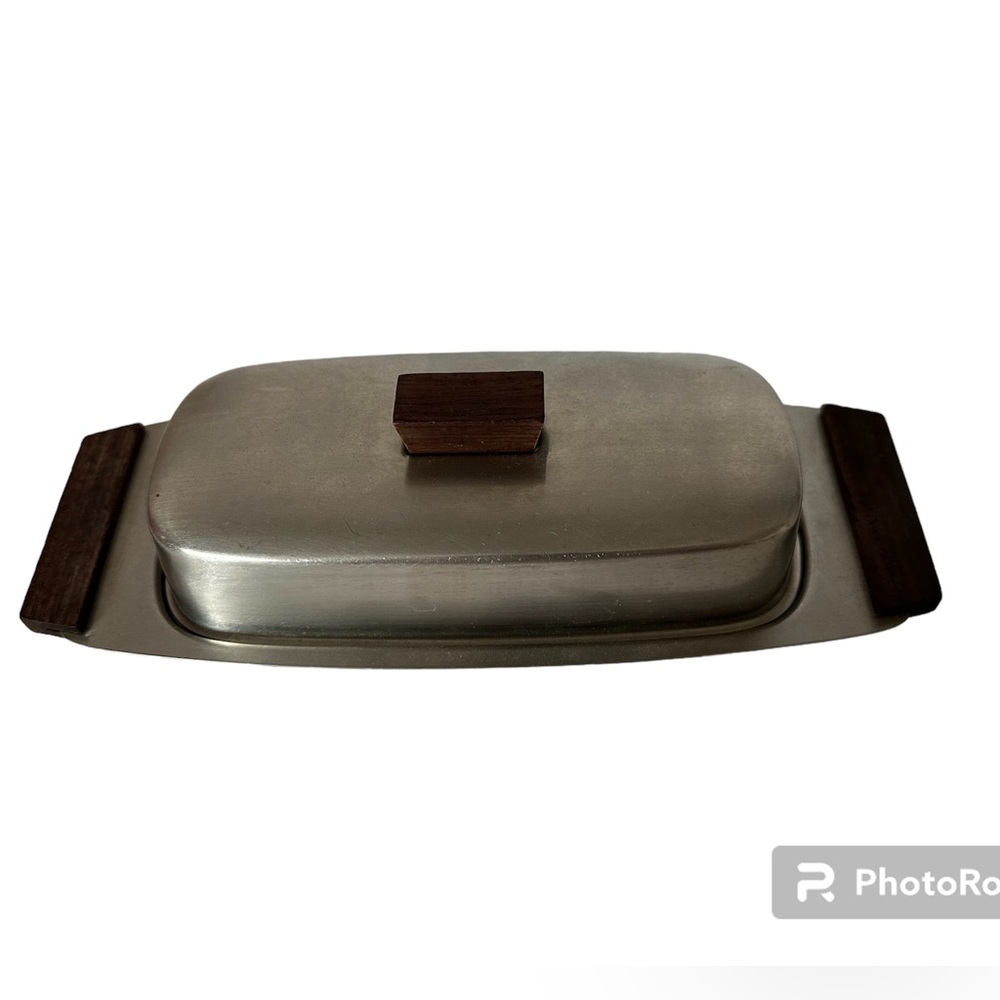 Mid Century Butter Dish
